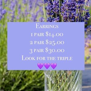 💜💜💜 Earrings